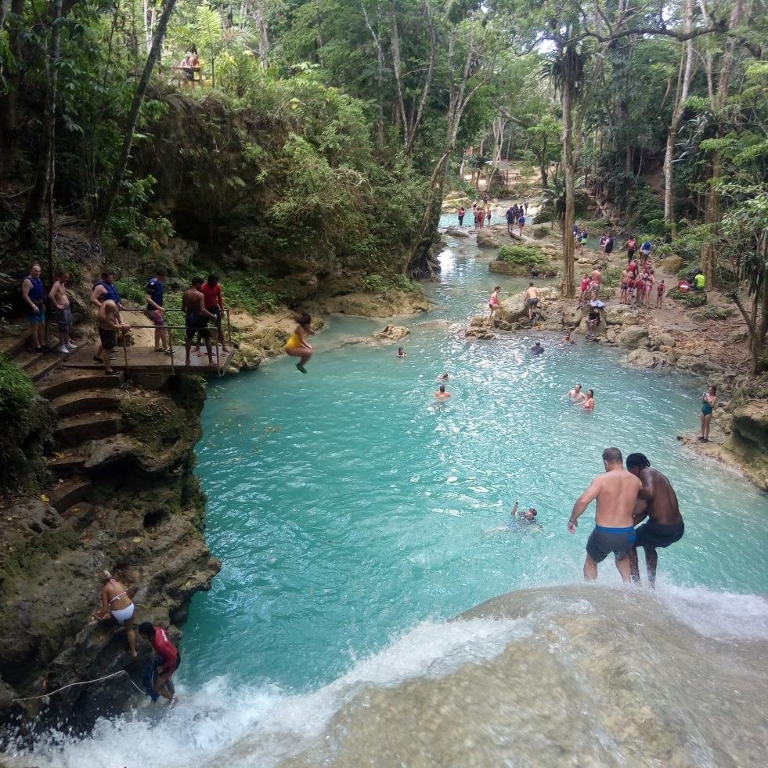 Blue Hole Waterfall Adventure Ocho Rios